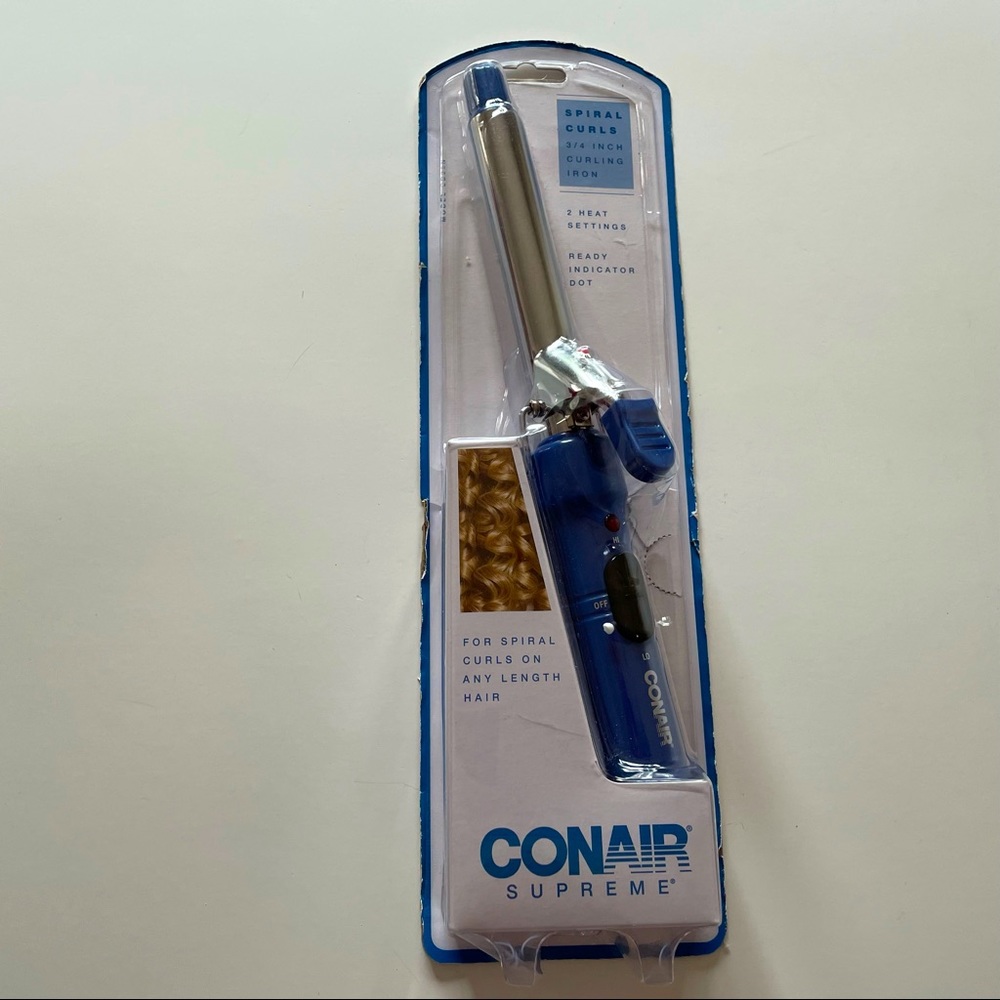 Conair 3/4” Curling Iron Spiral Curls NWT